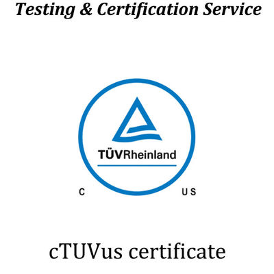 Rhine cTUVus Certification;The cTUVus mark prove that product meets the requirements of the US and Canadian markets